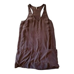 Joie Chocolate Brown Women's Silk Top